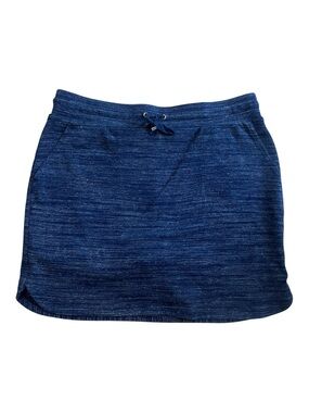 croft & barrow Navy Blue Knit Pull-On Mini Skort Size M women